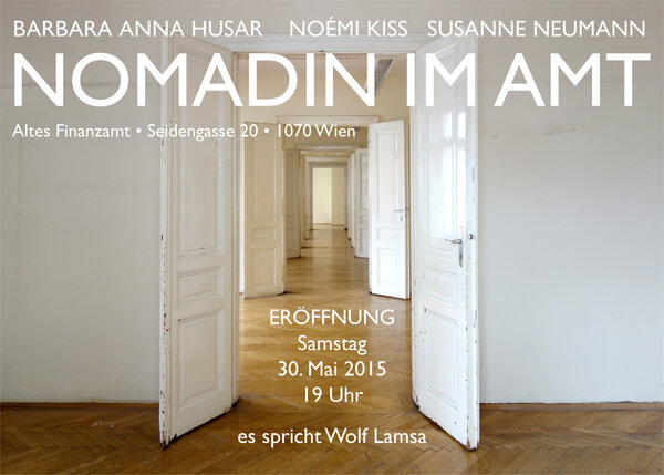 Susanne Neumann - Flyer Ausstellung Wien