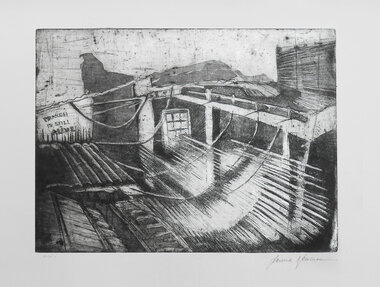 Susanne Neumann Radierung