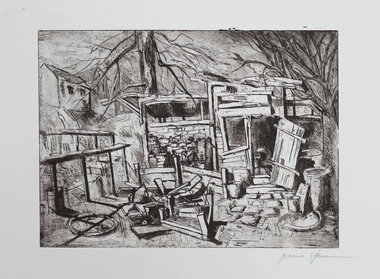 Susanne Neumann Radierung