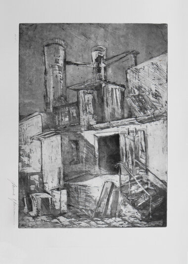 Susanne Neumann Radierung