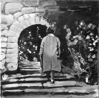 Susanne Neumann - Malerei Tante Rosa 1