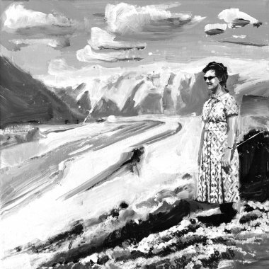 Susanne Neumann - Malerei Tante Rosa 14