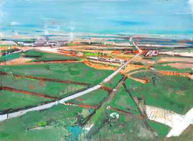 Susanne Neumann - Malerei Helikopter 2