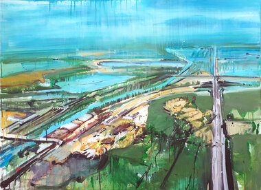 Susanne Neumann - Malerei Helikopter 3