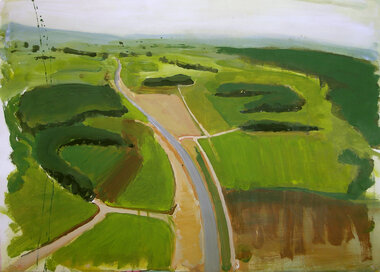 Susanne Neumann - Malerei Helikopter b