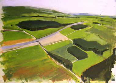 Susanne Neumann - Malerei Helikopter c