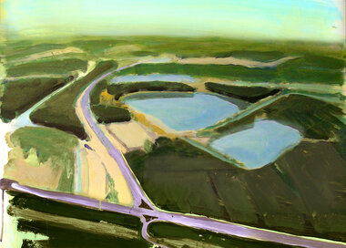 Susanne Neumann - Malerei Helikopter f