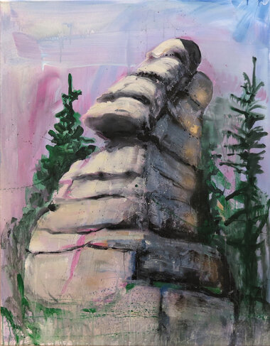 Susanne Neumann - Malerei Wald 1966