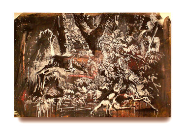 Susanne Neumann - Malerei Hunter dogs 2