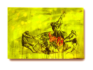 Susanne Neumann - Malerei Hunter dogs 3