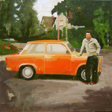 Susanne Neumann - Malerei Cars orange